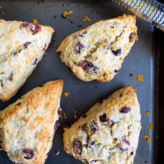 Cranberry Orange Scones