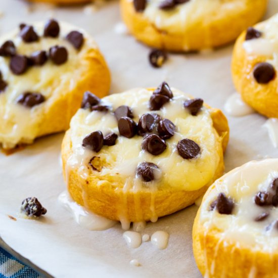 Chocolate Chip Cream Cheese Danish