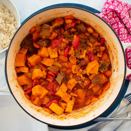 Leftover Lamb Tagine