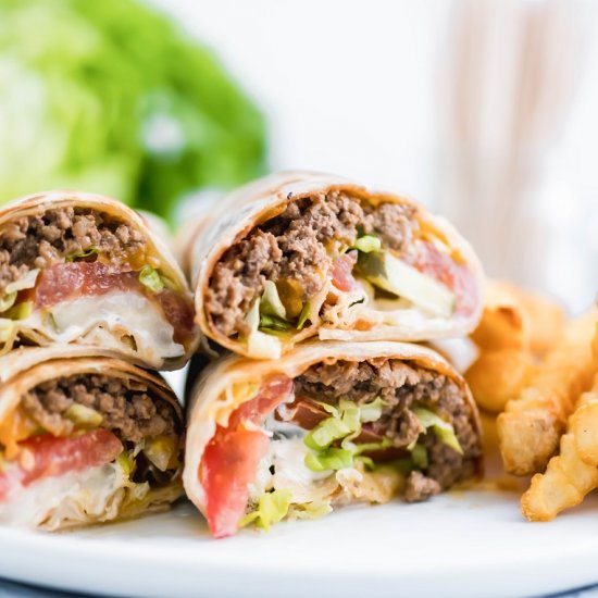 Cheeseburger Wraps