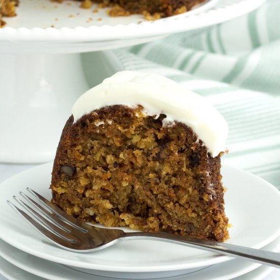 Hummingbird Carrot Bundt Cake