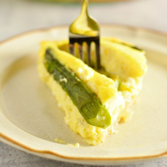 Asparagus and Feta Quiche