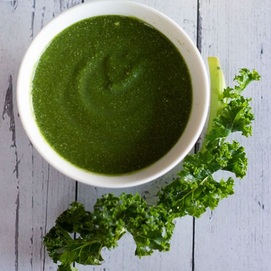 Green Soup With Spinach and Kale