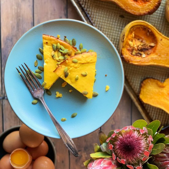 Crustless Butternut Squash Tart