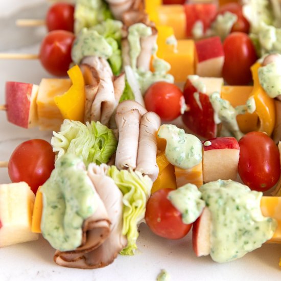 Deli Salad Skewers