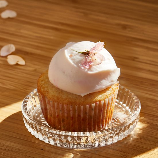 Cherry Blossom Spring Cupcakes