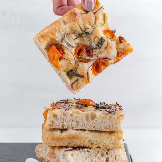 No knead Italian Focaccia