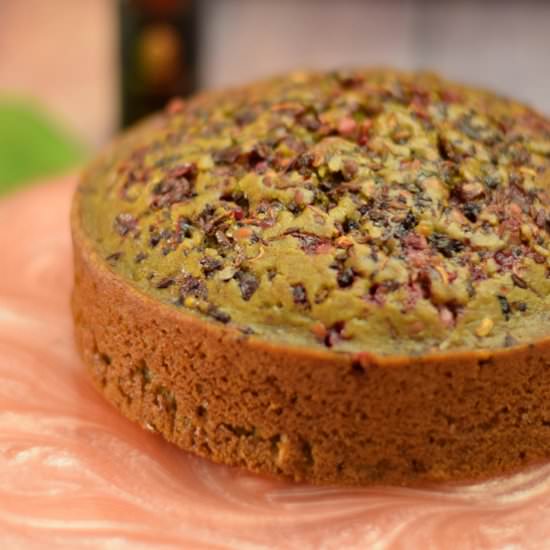 Eggless Paan Cake