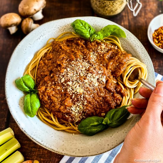 Vegan Lentil Bolognese Sauce