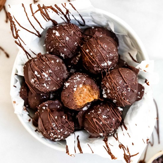 Chocolate Caramel Truffles