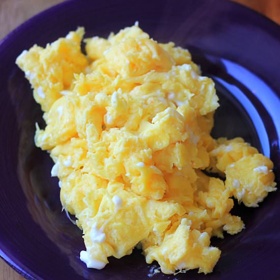 scrambled eggs