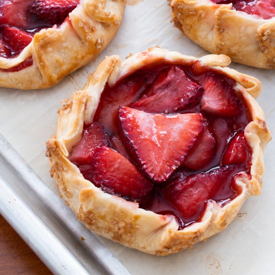 Mini Strawberry Galettes