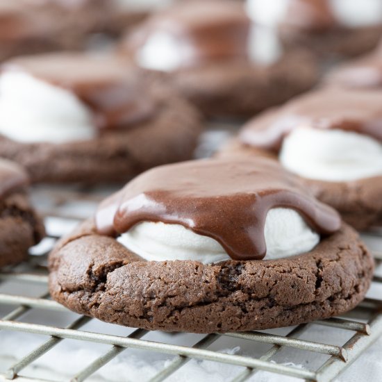 Chocolate Marshmallow Cookies