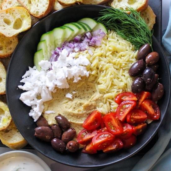 Greek Loaded Hummus