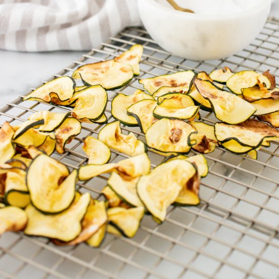 Air Fryer Salt & Vinegar Zucchini