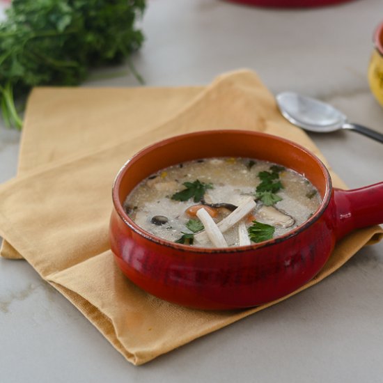 Vegan Gluten Free Mushroom Soup