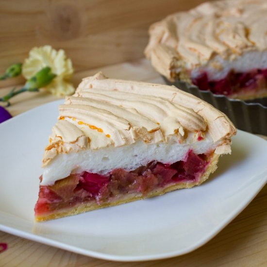 Rhubarb tart