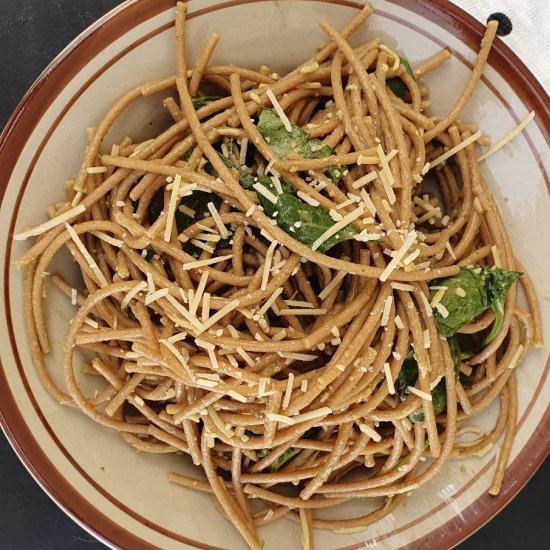 Avocado and vegemite Pasta