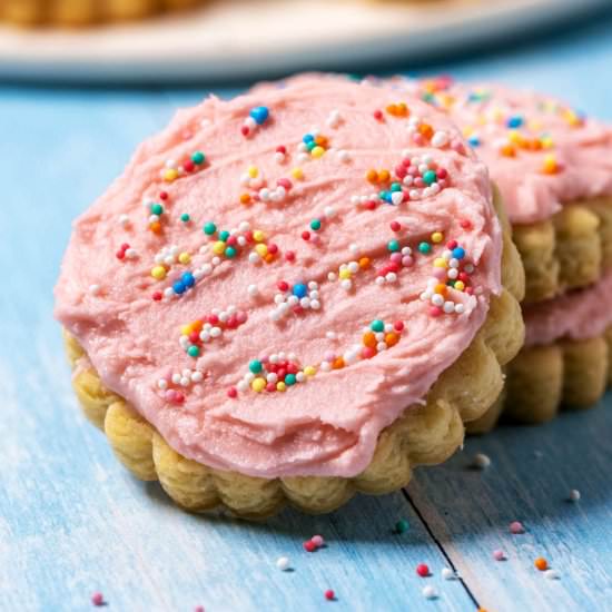 Eggless Sugar Cookies