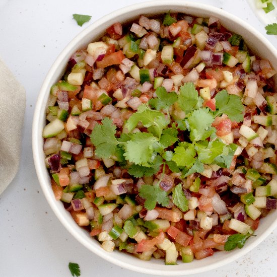 Kachumber (Indian Cucumber Salad)