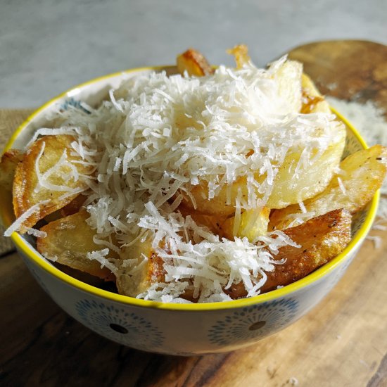 Oven Chips with Truffled Parmesan