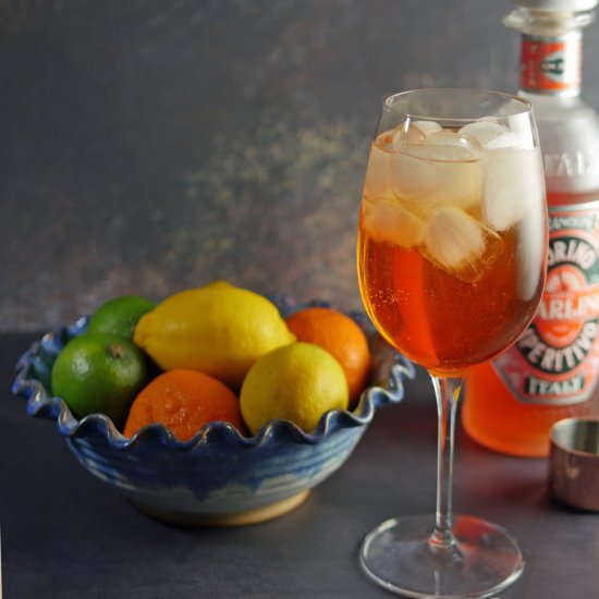 Blood orange spritz