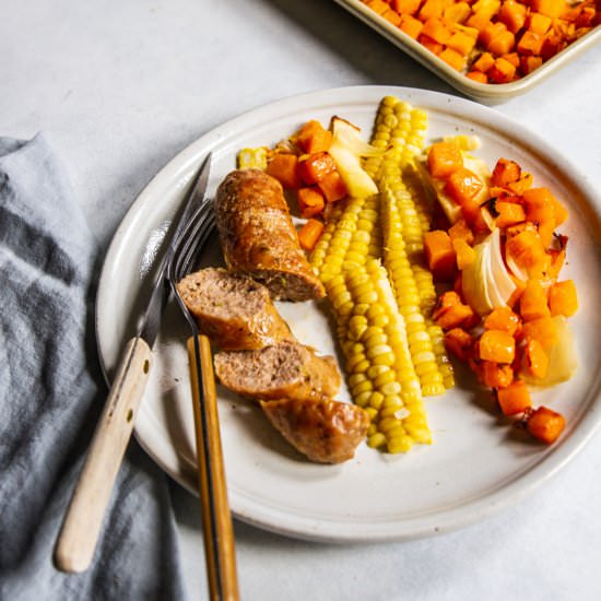 Sausage Sheet Pan Dinner