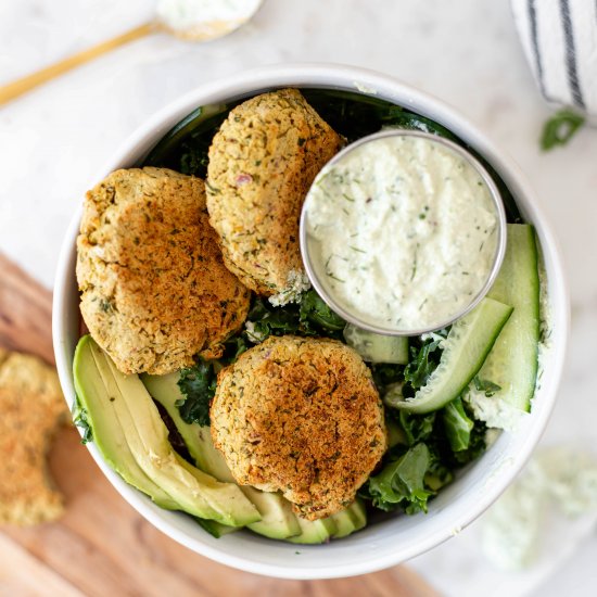 Simple Falafel Bowl