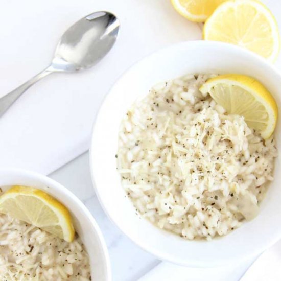 Lemon Basil Risotto