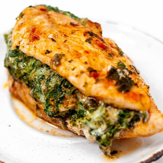 Spinach Stuffed Chicken Breast