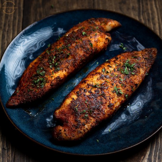 10-Minute Blackened Tilapia