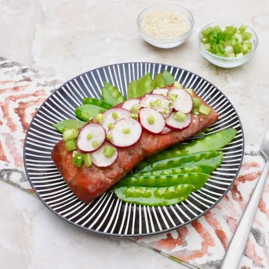 Asian Salad Salmon