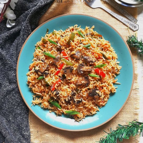 Mushroom Fried Rice