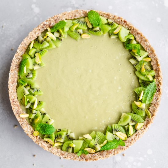 Pistachio Matcha Tart