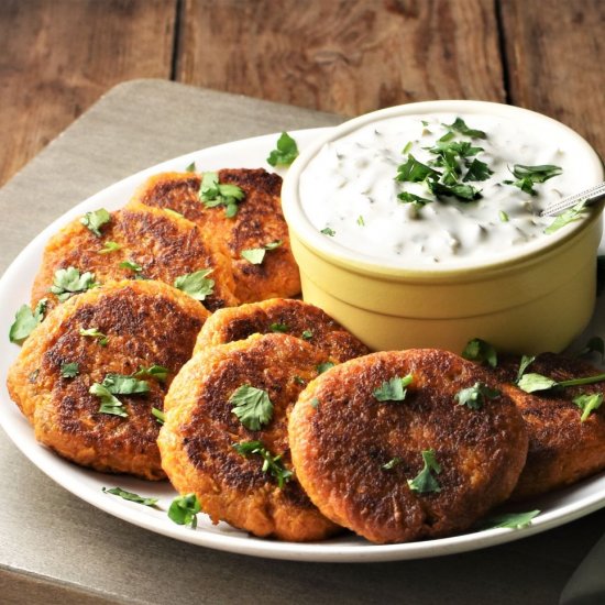 Sweet Potato Fritters (Vegan)