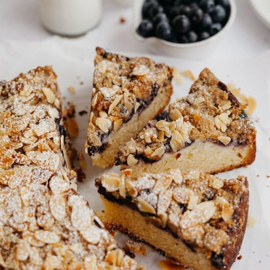 Blueberry Almond Lemon Cake