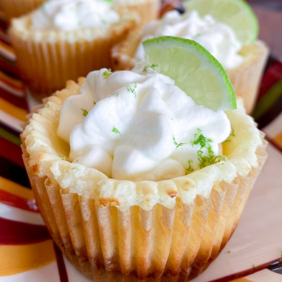 Mini Margarita Cheesecakes