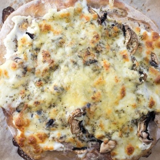 Mushroom Sourdough Pizza