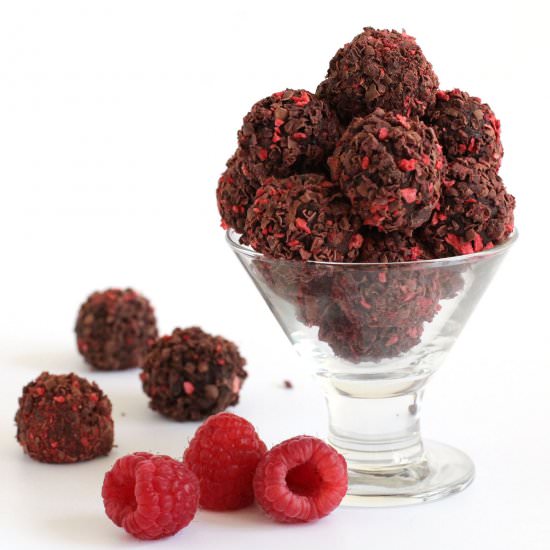 Chocolate Raspberry Truffles