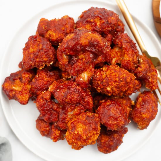 Vegan BBQ Cauliflower Wings