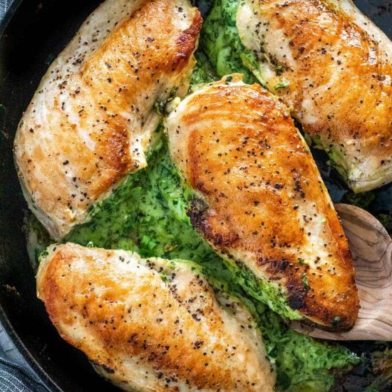 Spinach Stuffed Chicken Breast