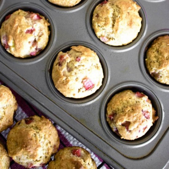 Strawberry Banana Mini Muffins