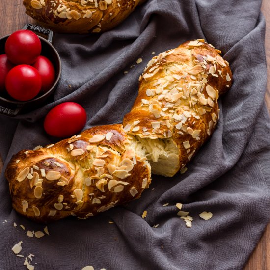 Tsoureki Greek Easter Bread