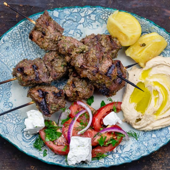 Grilled Lamb Kabobs