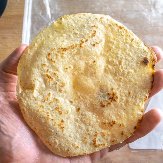 Half and Half Tortillas