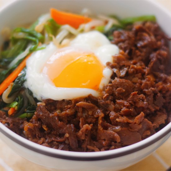 Beef Bowl (Bibimbap)