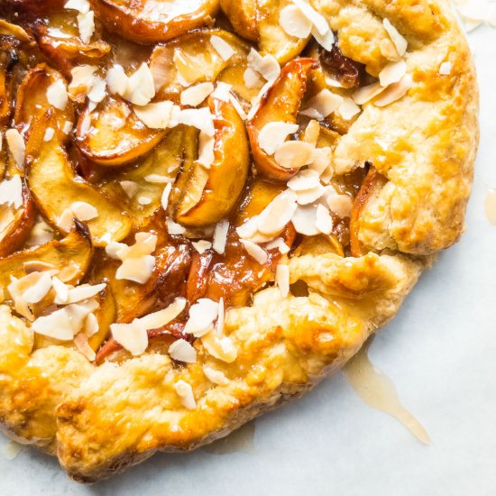 Salted Caramel Apple Galette