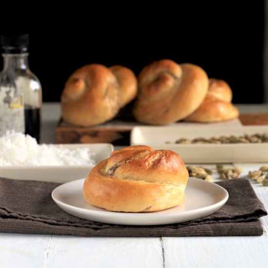 cardamom coconut buns