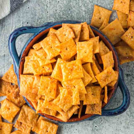 Homemade Cheez-Its Crackers