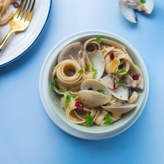 Lemongrass Clam Pasta